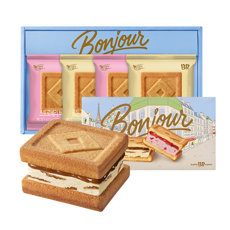 이즈니 버터 쿠키 샌드 세트 (4개입)