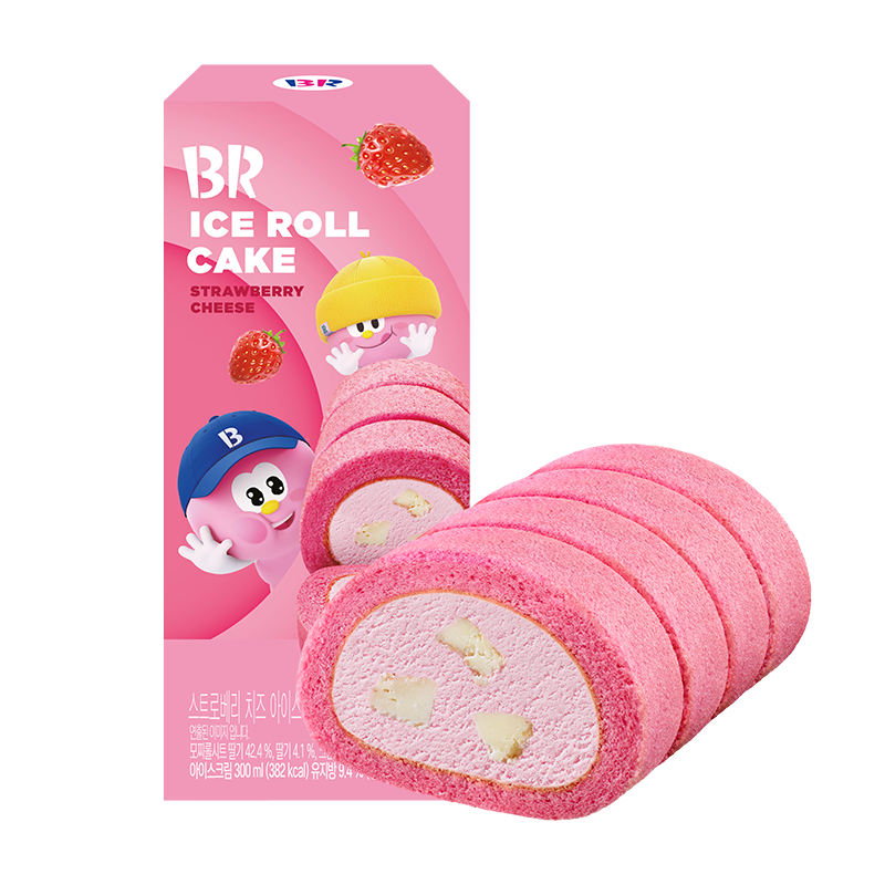 아이스 롤케이크<br />
스트로베리 치즈