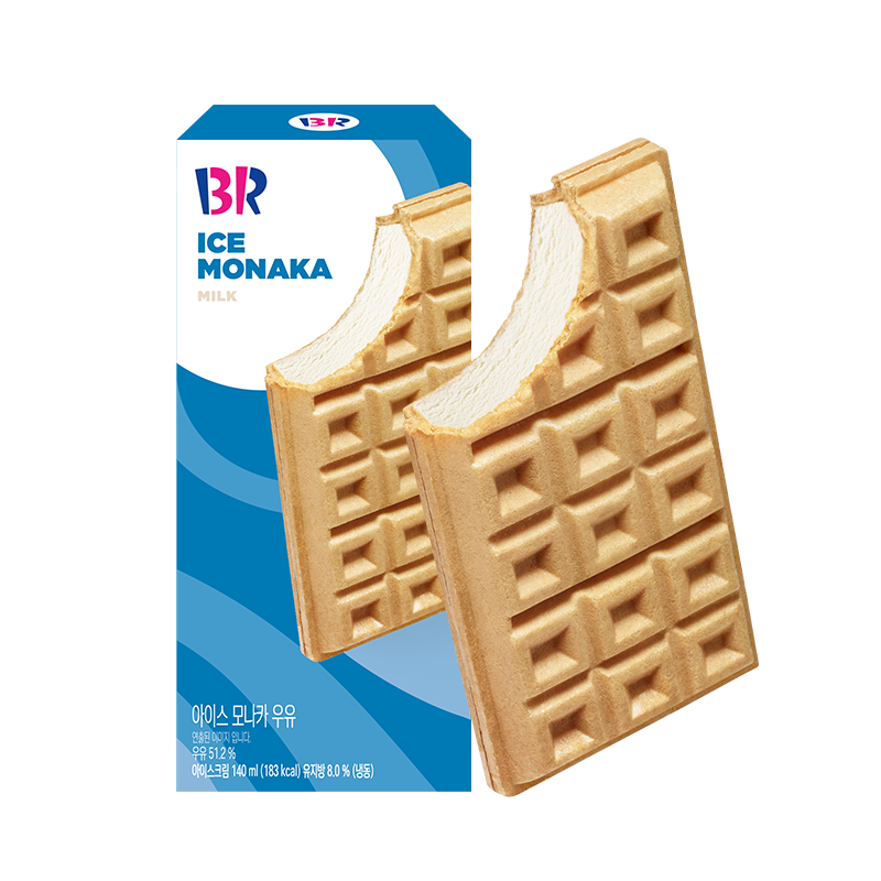 아이스 모나카 우유